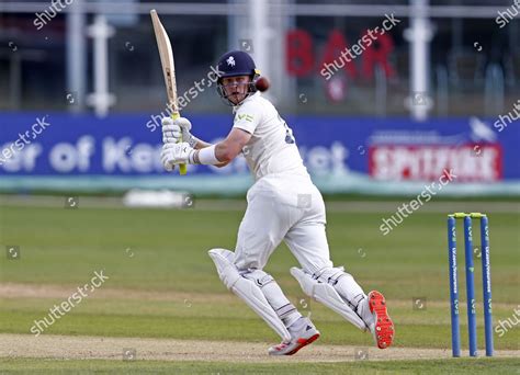 Jordan Cox Bats Kent During Kent Editorial Stock Photo - Stock Image ...