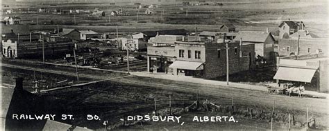 Historical photos photographs of Didsbury Alberta