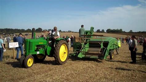 John Deere 12A Combine at the Little Casterton Working Weekend 2009 - YouTube