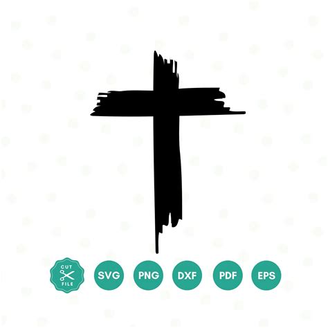 Rustic Christian Cross SVG Files, Cross Cut Files, Cross Vector, Faith Png, Christian Png ...