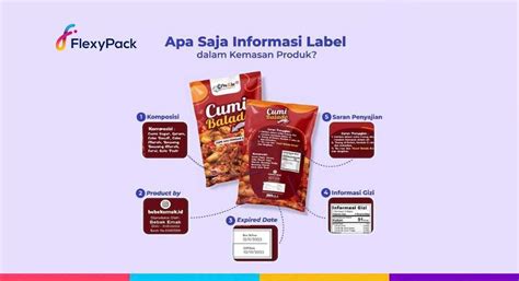 Contoh Label Makanan Lengkap sesuai Aturan dari BPOM