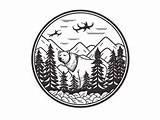 Dreamy Wilderness Coloring  Coloring Page sketch template