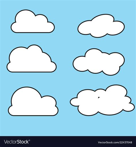 Cute Cartoon Clouds