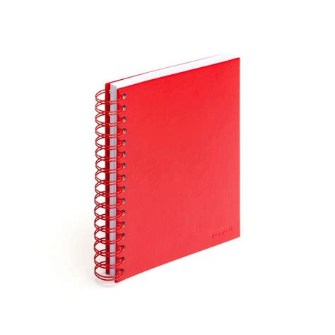 Red Medium Spiral Notebook