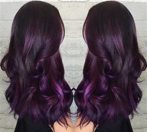 Pin by Mer Barth-Sumrell on Nails | Hair color, Dark purple hair ...