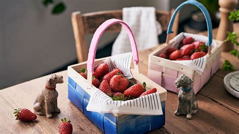 Strawberry basket crafts - Ideas - edding