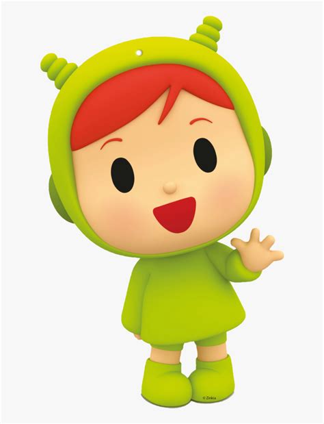 Pack 4 Siluetas 30cm Pocoyo - Nina Pocoyo Para Colorear E Imprimir, HD Png Download is free ...