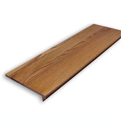 Shop Stairtek RetroTread 11.5-in x 48-in Gunstock Prefinished Red Oak Wood Stair Tread at Lowes.com