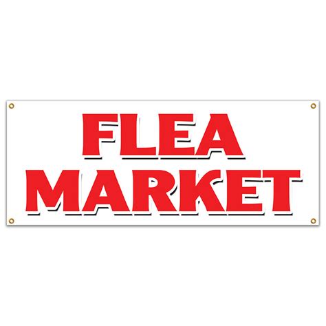 SignMission Flea Market Banner Sign | Wayfair