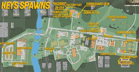 Tarkov: Guide to the Customs Map 2022 - Exits, Keys, Stashes & Loot