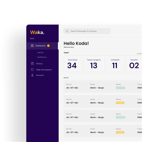 Logistics Dashboard Design on Behance