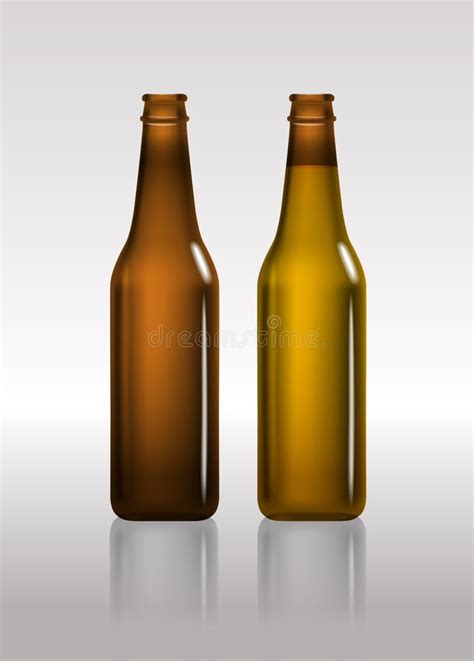 Full and empty bottles stock vector. Illustration of bright - 23507276