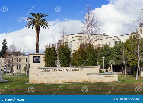 Loma Linda University at Loma Linda, California USA Editorial Stock ...