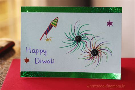 Handmade cards for Diwali | whats cooking mom