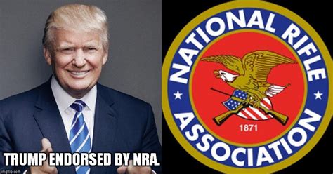 Donald Trump endorsed by National Rifle Association (NRA) |Political ...