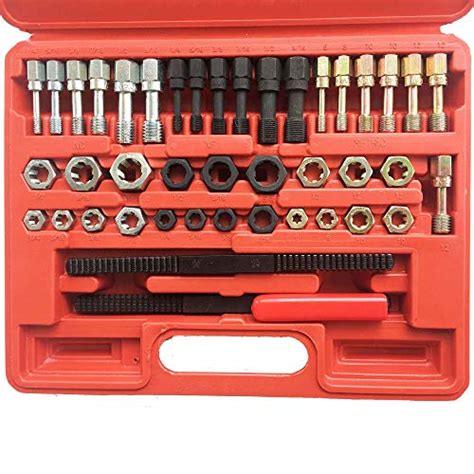 Ctooltool 42Pcs Thread Chaser Kit Set, Thread Restorer Tap & Die Kit - Metric, UNC, UNF, Master ...