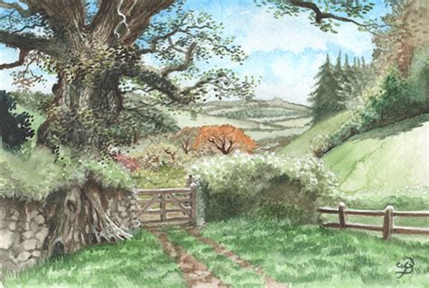 English Countryside Original Watercolour Painting - Etsy