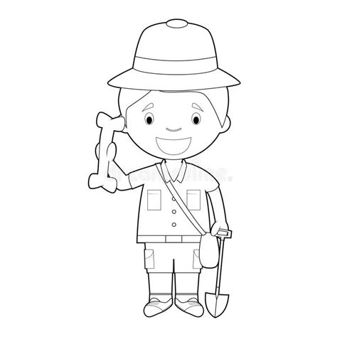 Paleontologist Tools Page Coloring Pages