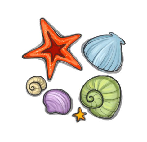 Seashells clipart sea plant, Seashells sea plant Transparent FREE for ...