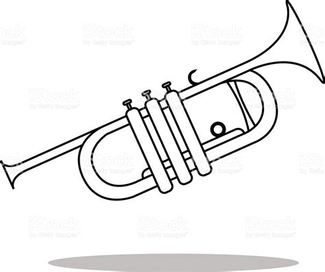 Trumpet Drawing at GetDrawings | Free download