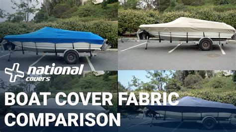 Boat Cover Fabric Comparison - Features & Benefits | National Covers - YouTube