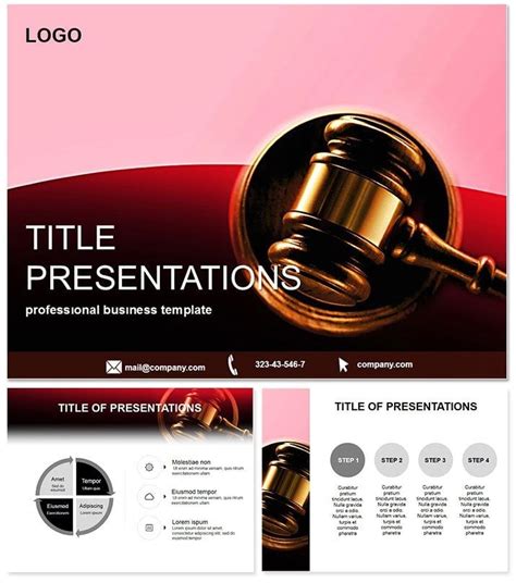 Law cases PowerPoint Template