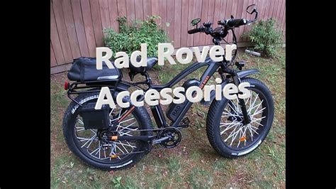 Rad Rover Accessories -- in depth info with product links - YouTube