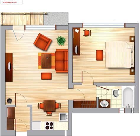 Layout of hotel rooms -2