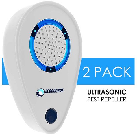 Ultrasonic Pest Repeller – 2 Pack Pest Control, Electronic Plug-in ...