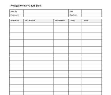 Free Inventory Tracking Spreadsheet Templates