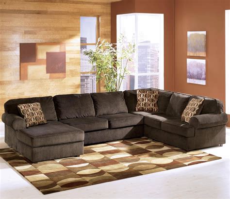 15 Inspirations Ashley Furniture Brown Corduroy Sectional Sofas