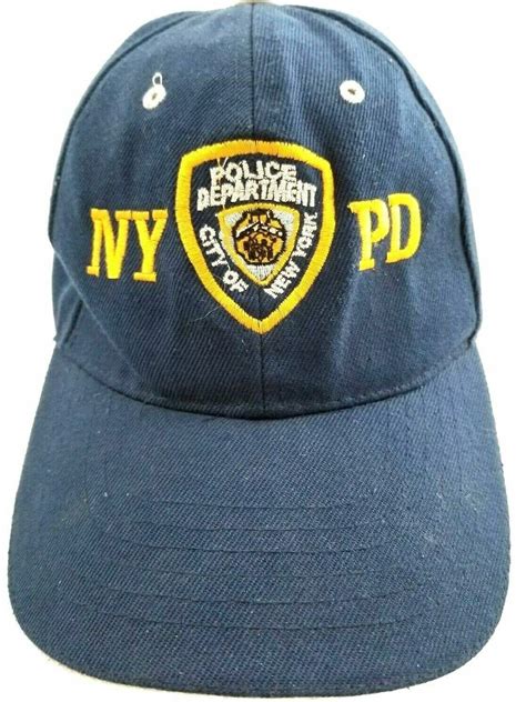 NYPD NEW YORK POLICE DEPARTMENT HAT EMBROIDERED STRAP… - Gem