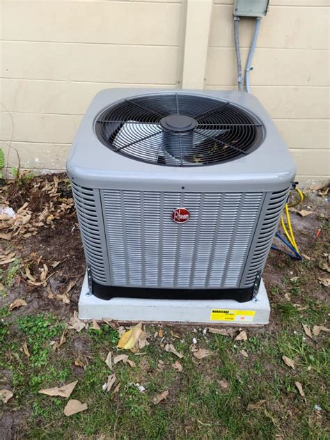 Installation of Rheem 3 Ton 14 Seer Heat Pump - Momentum AC Serving Tampa & St. Pete