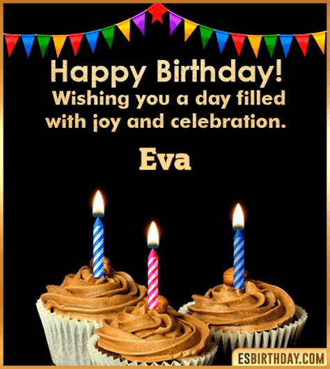 Happy Birthday Eva GIF 🎂 Images Animated Wishes【28 GiFs】