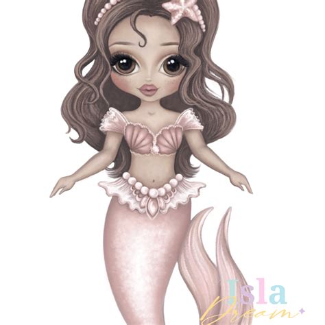 Arista the Mermaid Print – Isla Dream Prints