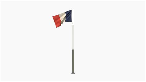 Animated France Flag 3D model - TurboSquid 1794761