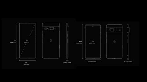 Google Pixel 7: Size Comparison - PhoneArena