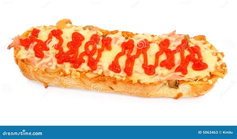 Ham & Cheese Baguette Sandwich Royalty-Free Stock Photography ...