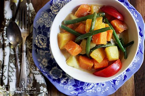 Autumnal Veggies in Spiced Coconut Milk | Global Table Adventure