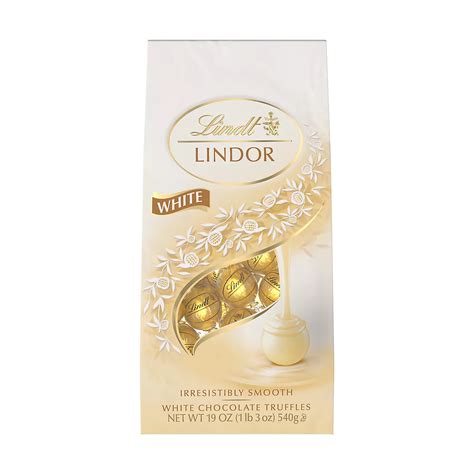 Lindt Lindor White Chocolate Truffles, 19 oz., chocolat lindor - okgo.net