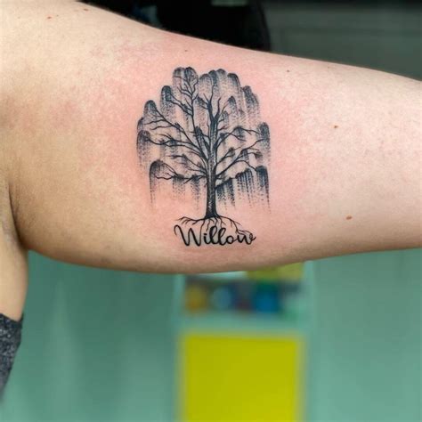 101 Amazing Willow Tree Tattoos For 2024!