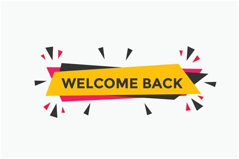 Welcome concept Colorful label sign template. Welcome symbol web banner ...