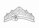 Tiara Coloring Page For Girls Printable Free 2 sketch template