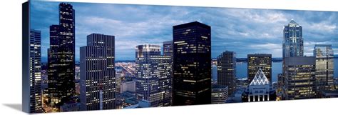 Seattle night skyline Wall Art, Canvas Prints, Framed Prints, Wall Peels | Great Big Canvas
