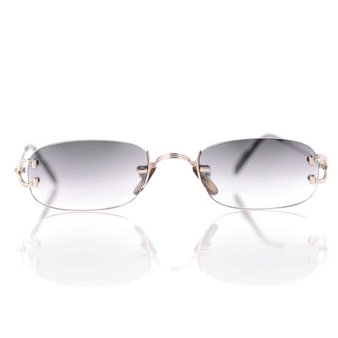 CARTIER Rimless Sunglasses 135 34446