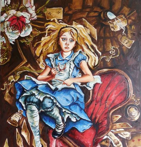 Alice in the Wonderland. Painting by Tatiana Siedlova | Saatchi Art