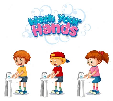 washing hands - Clip Art Library