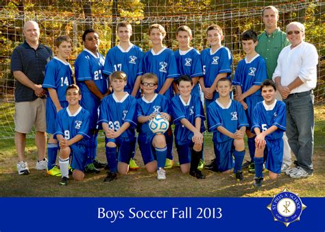 2013 Boys Soccer Roster - St. Pius X School - Middle School Athletics