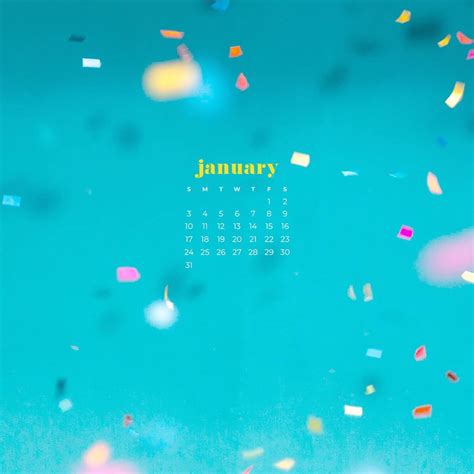 January 2021 calendar wallpapers – 30 FREE designs to choose from!