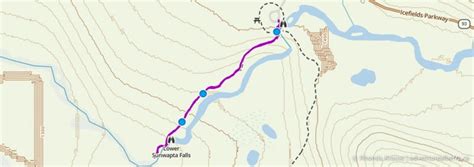 Sunwapta Falls Hike- Guide to Hiking Sunwapta Falls Trail